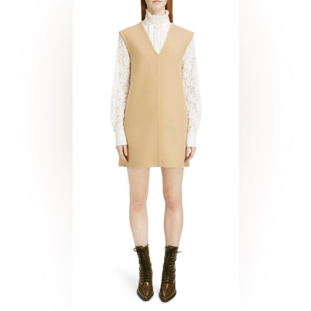 Chloé Stretch Wool Shift Dress Sz 36